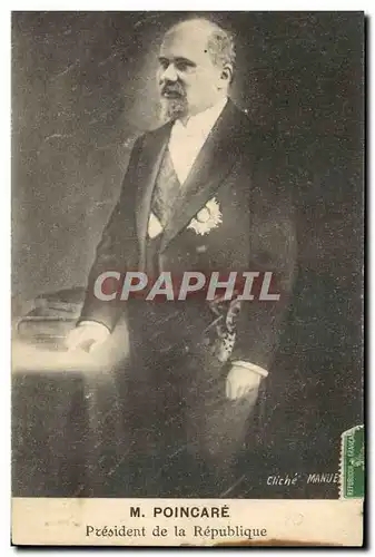 Cartes postales Raymond Poincare President de la Republique