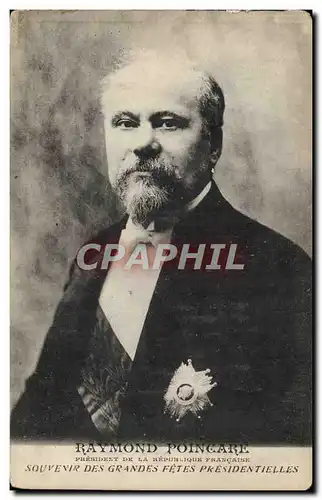 Ansichtskarte AK Raymond Poincare President de la Republique