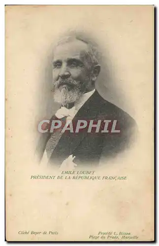 Ansichtskarte AK Emile Loubet President de la Republique