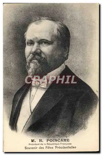 Ansichtskarte AK Raymond Poincare President de la Republique