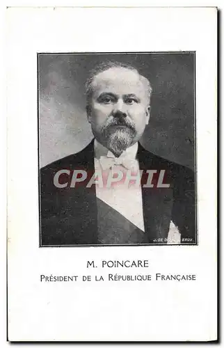 Ansichtskarte AK Raymond Poincare President de la Republique