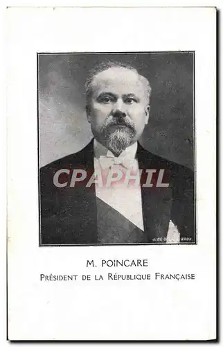 Cartes postales Raymond Poincare President de la Republique