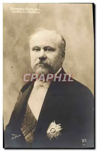 Ansichtskarte AK Raymond Poincare President de la Republique