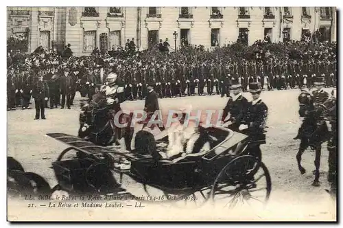 Ansichtskarte AK MM le Roi d&#39Italie et la reine a Paris 1903 La reine et Madame Loubet