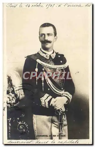 Cartes postales Emmanuel Roi d&#39Italie