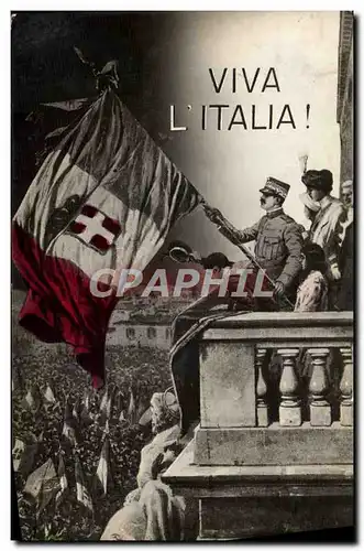 Cartes postales Viva L&#39Italia Roi