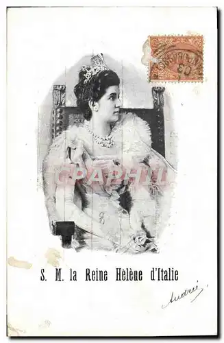 Cartes postales SM la Reine Helene d&#39Italie