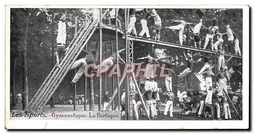 Cartes postales Gymnastique Le portique
