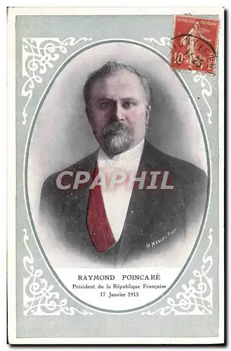 Ansichtskarte AK Raymond Poincare President de la Republique