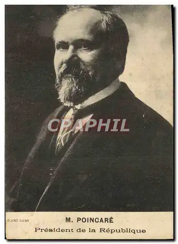 Ansichtskarte AK Raymond Poincare President de la Republique