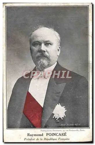 Ansichtskarte AK Raymond Poincare President de la Republique