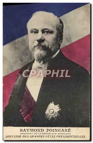 Ansichtskarte AK Raymond Poincare President de la Republique