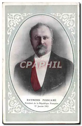 Ansichtskarte AK Raymond Poincare President de la Republique