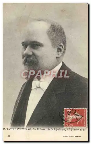 Ansichtskarte AK Raymond Poincare President de la Republique