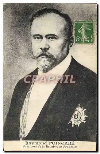 Ansichtskarte AK Raymond Poincare President de la Republique