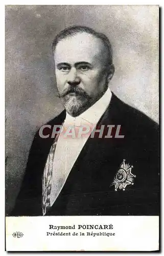 Ansichtskarte AK Raymond Poincare President de la Republique