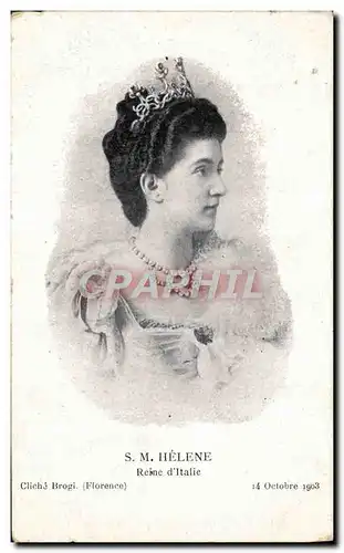 Cartes postales SM La reine Helene