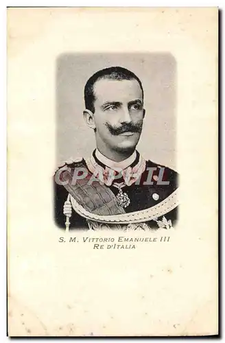 Cartes postales SM Victor Emmanuel III Roi d&#39Italie