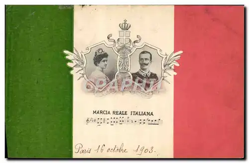 Cartes postales Marcia Reale Italiana