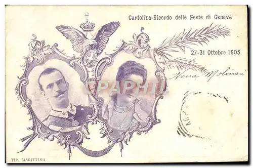 Cartes postales Italia 1905 Aigle