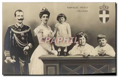 Cartes postales Famiglia Reale Italiana