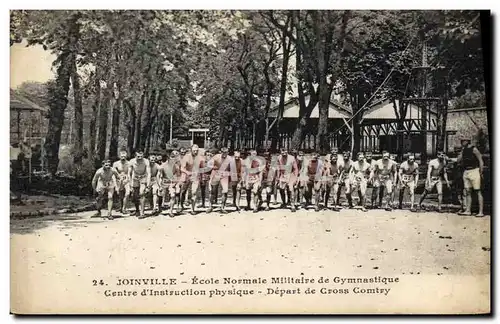 Cartes postales Ecole normale de Gymnastique et d&#39escrime Joinville le pont Centre d&#39instruction physique