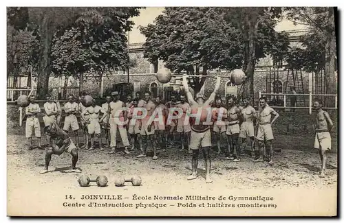 Cartes postales Ecole normale de Gymnastique et d&#39escrime Joinville le pont Centre d&#39instruction physique