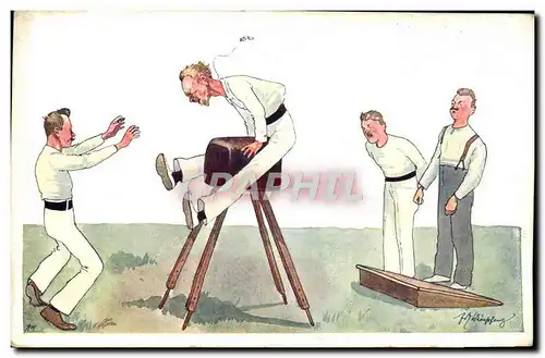 Cartes postales Gymnastique Illustrateur