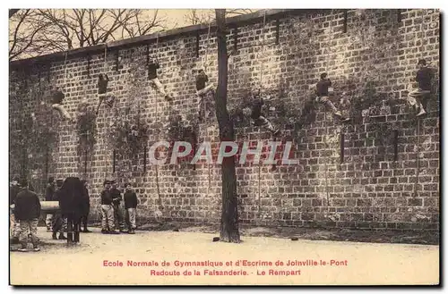 Ansichtskarte AK Ecole normale de Gymnastique et d&#39escrime Joinville le pont Redoute de la Faisanderie Le remp