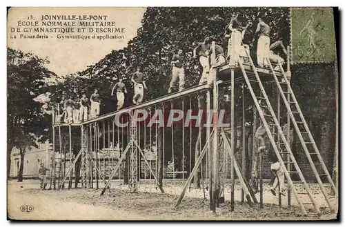 Ansichtskarte AK Ecole normale de Gymnastique et d&#39escrime Joinville le pont Redoute de la Faisanderie