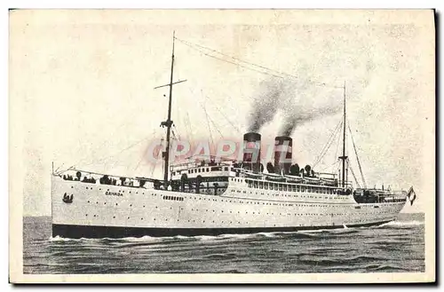 Ansichtskarte AK Bateau Fabre line SS Canada