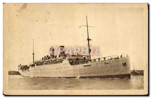 Cartes postales Bateau Fabre Line SS Sant Anna