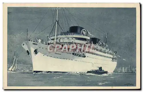 Cartes postales Bateau Paquebot Chella Paquet Marseille