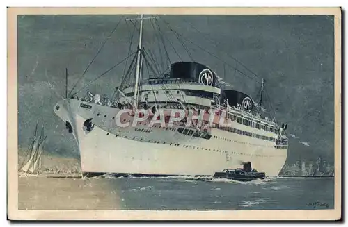 Cartes postales Bateau Paquet Marseille Paquebot Chella