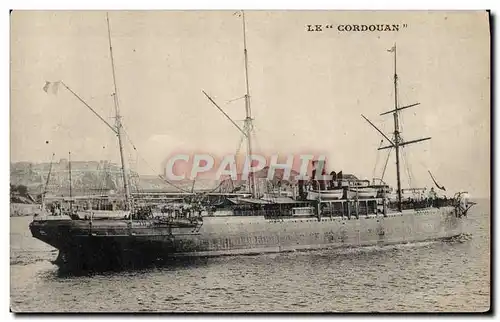 Ansichtskarte AK Bateau Le Cordouan Messageries Maritimes