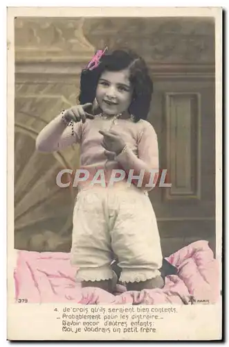 Cartes postales Fantaisie Enfant