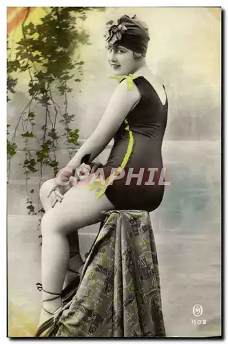 Cartes postales Fantaisie Maillot de bain Femme