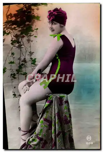 Cartes postales Fantaisie Maillot de bain Femme