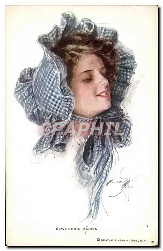 Cartes postales Fantaisie Illustrateur Femme Bewitching Maiden