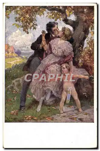 Cartes postales Fantaisie Illustrateur Femme Ange H�ger