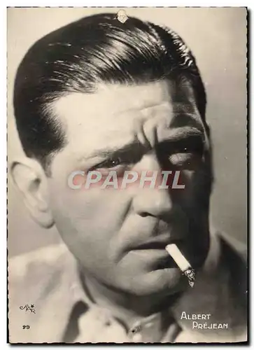 Cartes postales moderne Cinema Albert Prejean Cigarette Tabac