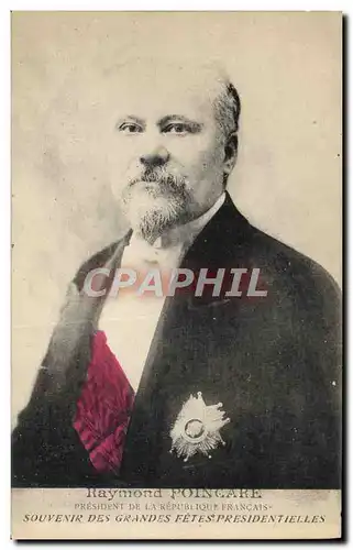 Ansichtskarte AK Raymond Poincare President de la Republique