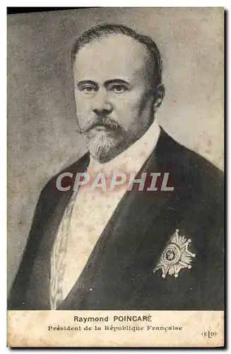 Ansichtskarte AK Raymond Poincare President de la Republique