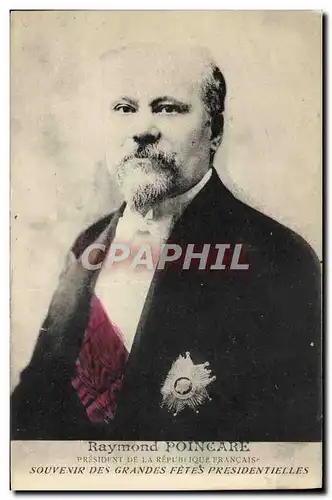 Ansichtskarte AK Raymond Poincare President de la Republique