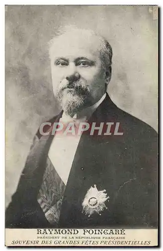 Ansichtskarte AK Raymond Poincare President de la Republique