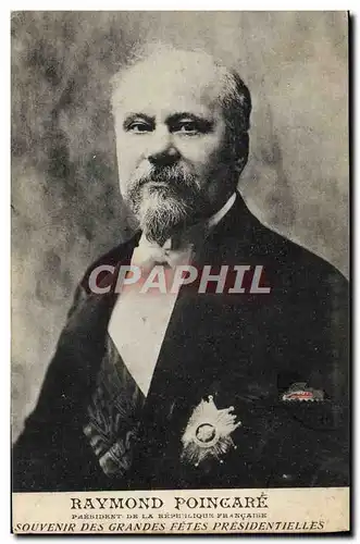 Ansichtskarte AK Raymond Poincare President de la Republique