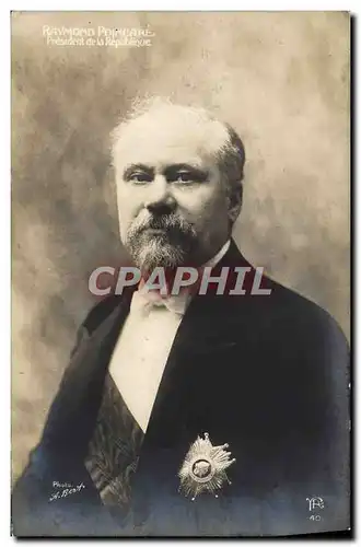 Ansichtskarte AK Raymond Poincare President de la Republique