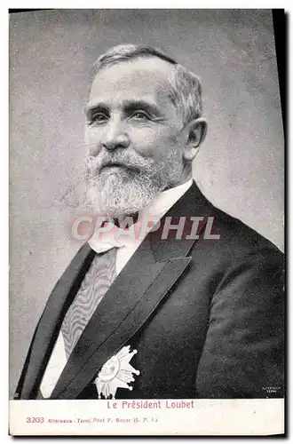 Cartes postales Emile Loubet President de la Republique