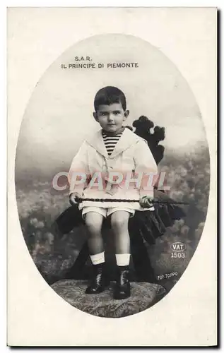 Cartes postales SAR Il Principe di Piemonte