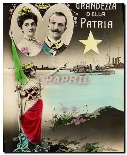 Cartes postales Vittorio Emanuele Patria